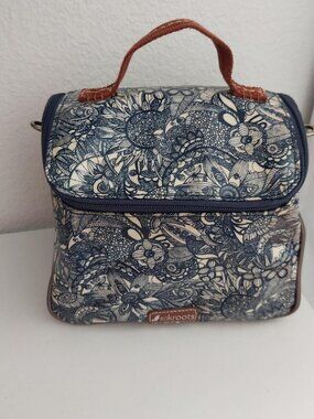 sakroots navy blue lunch bag box